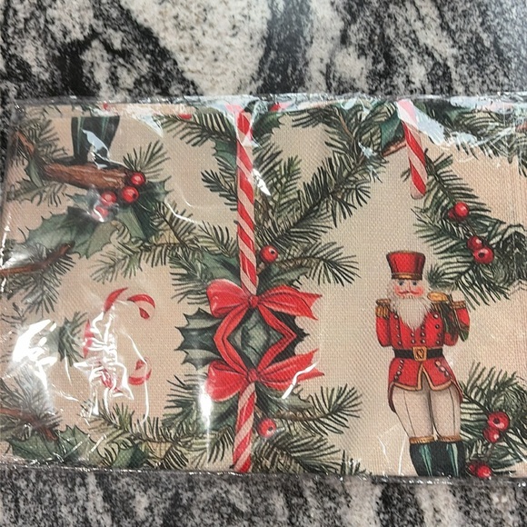 Vintage look Christmas nutcracker Santa Table Runner 13X72  Holiday Decor candy - Picture 9 of 9